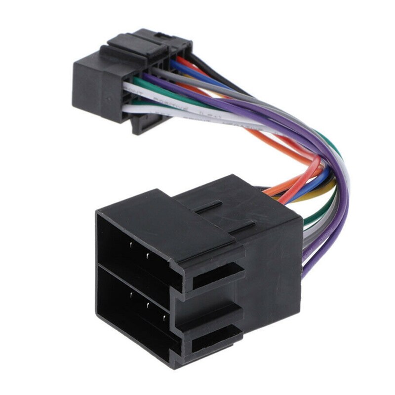 Adaptador Antena Coche DIN ISO Auto Radio Adapter Kabel Stecker 16 Pin Strom Für Opel Audi BMW MB VW EB Conector Corriente Altavoz DIN