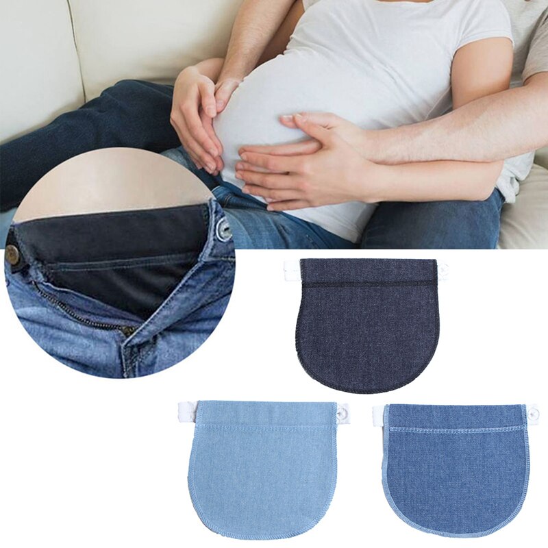 1pc Adjustable Elastic Maternity Pregnancy Waist Strap Belt Extender Pants Clothes For Pregnant Sewing Accessories