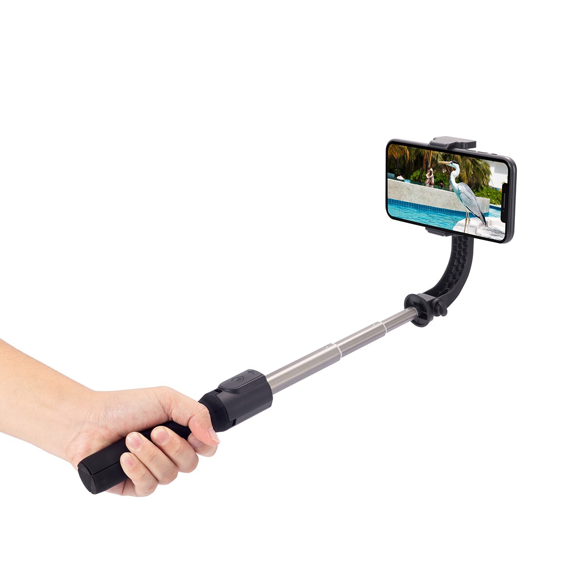 H5 Gimbal Mobile Phone Stabilizer Anti-Shake Tripod Bluetooth Zoom Remote Control Selfie Stick for iPhone Android Phone
