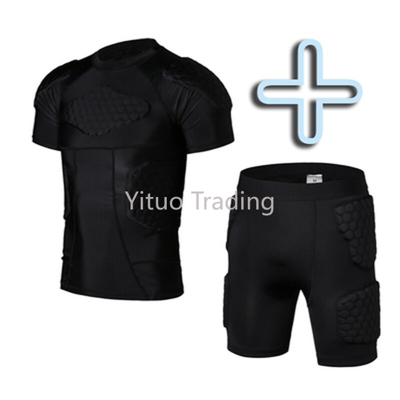 JLFZY01 Sports Basketball Tights Honeycomb Anti-collision Clothing Football Training Protective Vest Goalkeeper Protective Gear