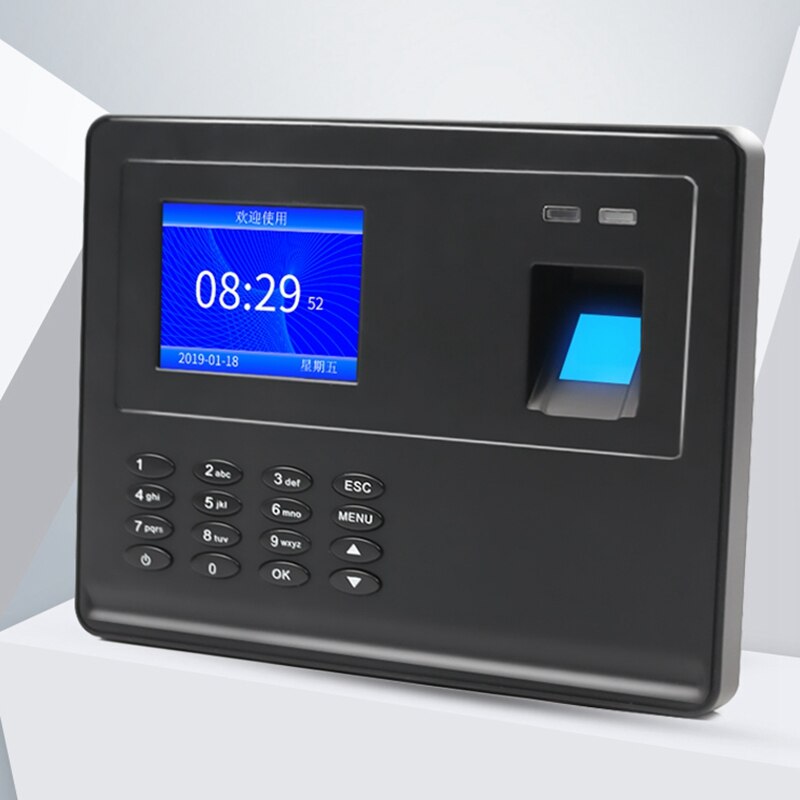 Biometric Fingerprint Attendance Machine TFT LCD Display USB Fingerprint Attendance System Time Clock Employee Checking-In Recor