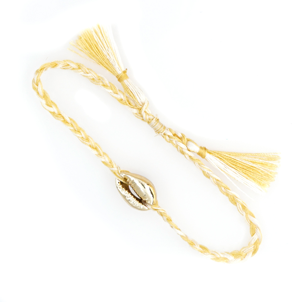Go2boho Shell Bracelet Women Summer Tassel Bracelets Beach Jewelry Bohemian Handmade Woven Pulseras Mujer Moda Bileklik