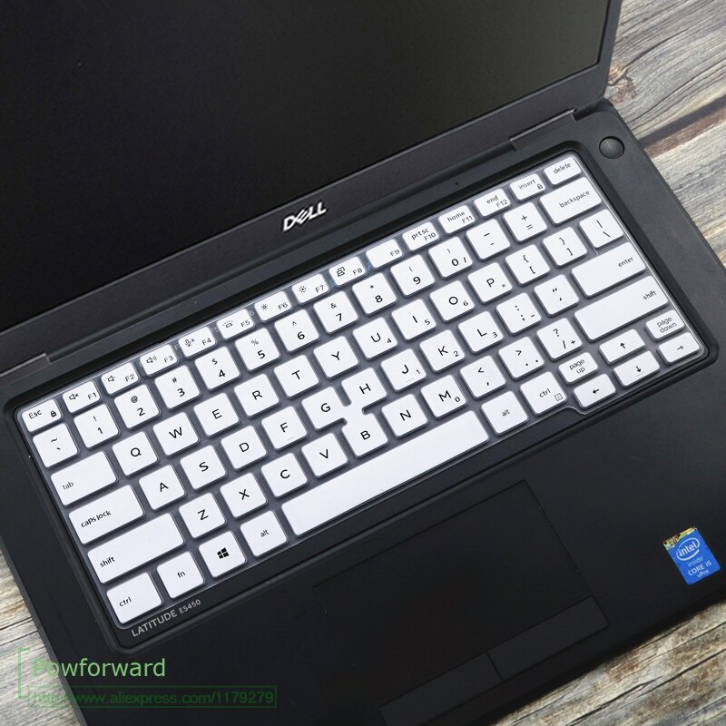 För dell latitude 5300 7300 5200 13.3 tums silikon notebook laptop tangentbordsskydd skydd hud