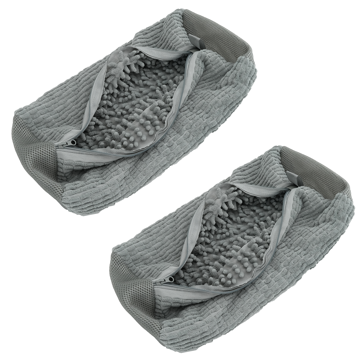 Schoenen wassen Tas Katoen Wasschoenen Beschermer Pluizige vezels Polyester Vriendelijk Anti-vervorming Schoenen Kleding Organizer: Beige