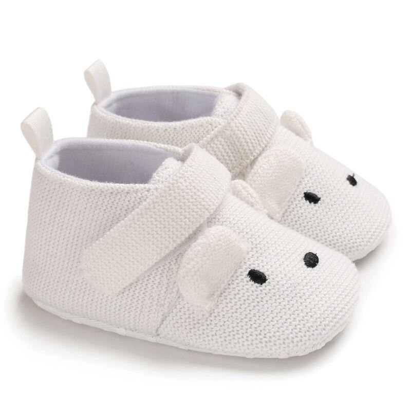 Inverno Caldo Scarpe per Bambini Stivali Delle Ragazze e Dei Ragazzi Del Fumetto Stivaletti Da Neve Antiscivolo per Bambini Piatto Carino casuale: bianca / 12