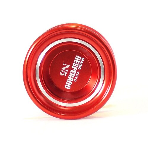 Magic yoyo N5 yoyo thug yoyo cuscinetti in metallo CNC giocattoli yoyo professionali puntelli speciali diabolo giocoleria: red