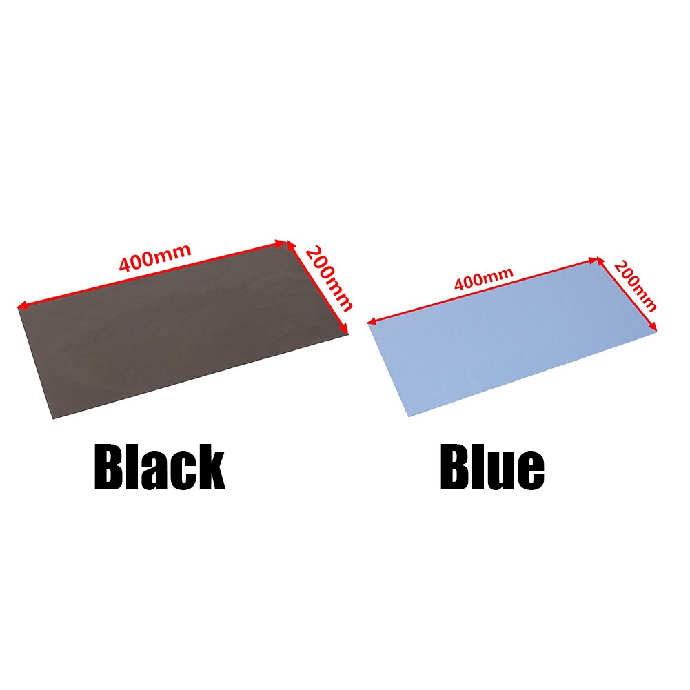 Cooling Chip GPU CPU Wear Resistant Universal Non Toxic Soft 400x200x1.5mm Anti Static Heatsink Thermal Conductive Silicone Pad