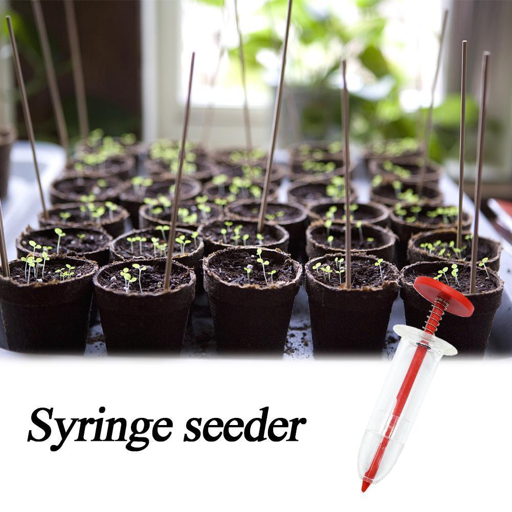 1 pz siringa seminatrice Mini semina Dispenser di semi da giardino seminatrice seminatrice-semenzaio attrezzi da giardinaggio per l&#39;agricoltura