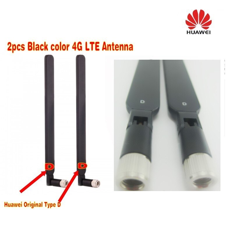 HUAWEI oryginalny 4G LTE zewnętrzna 2x antena robić B525 SMA typu D czarny