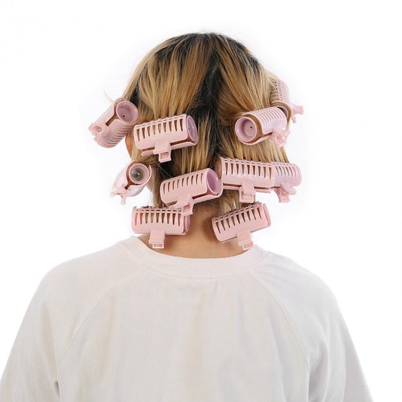 Us plug 10 stuks/set haarrollers elektrische buisverwarmde roller haar styling sticks tools massage rollers krultangen accessoires