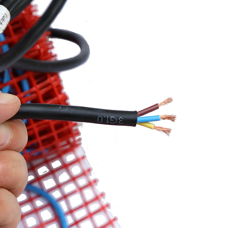 750w 5 kvm fjernstyrede gulvvarmeanlæg med wifi termostater til lejlighed