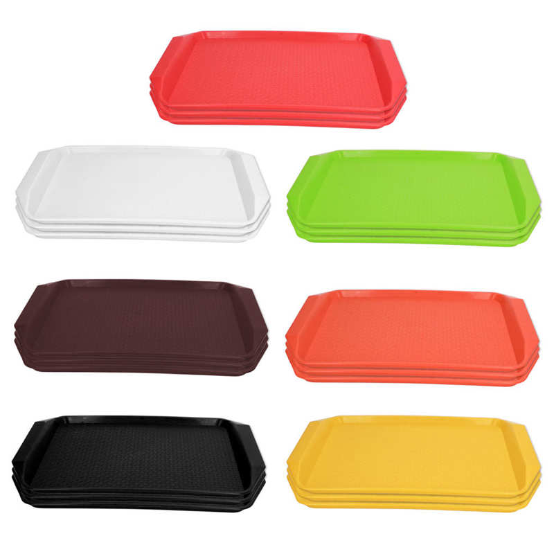 Food Tray Plastic Tray Stackable for Buffet Restaurant for Hotels