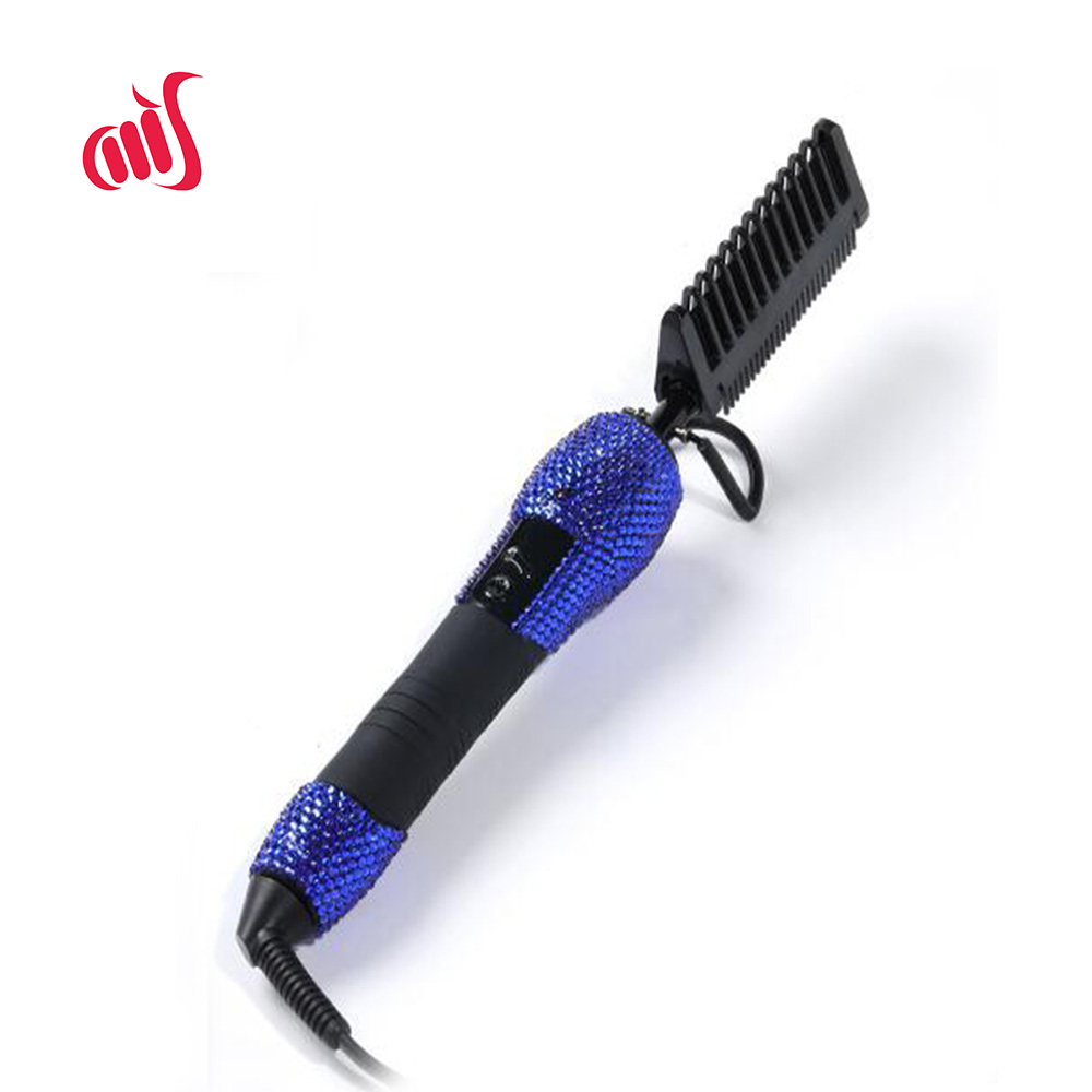 Ceramic Pressing comb Diamond Straightener Comb High Temperature comb 500 Degree: Blue
