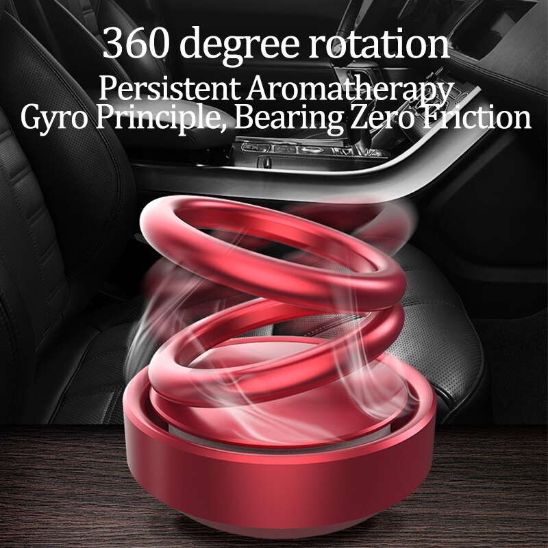 Auto Luchtverfrisser Solar Auto Parfum Geur Auto Rotatie Air Aromatherapie Aroma Voor Auto Parfum Voor Man Auto Accessoires