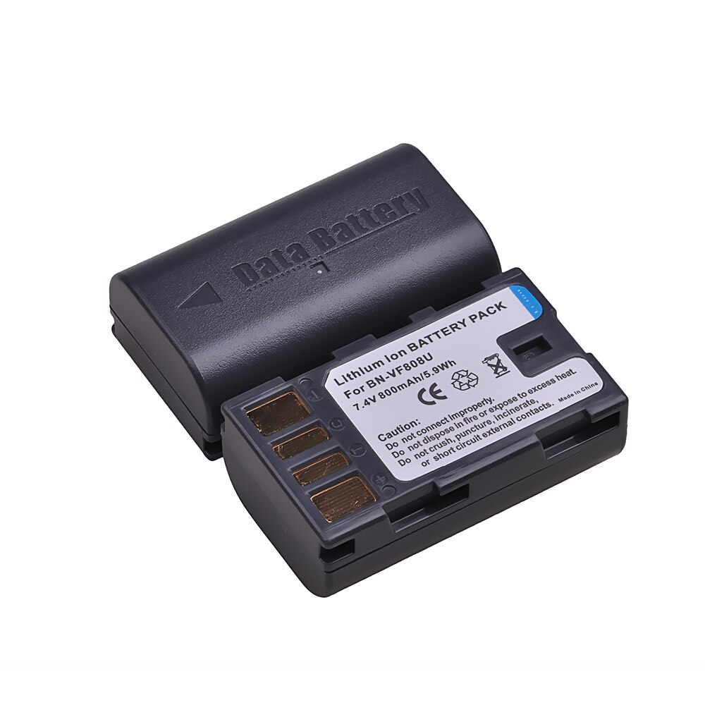 4 batteries BN-VF808 pour JVC BN-VF808U BN VF808 VF808U VF808US VF808UE, GZ-HD7, GZ-MG575, GZ-MG555, GR-D750, GR-D760