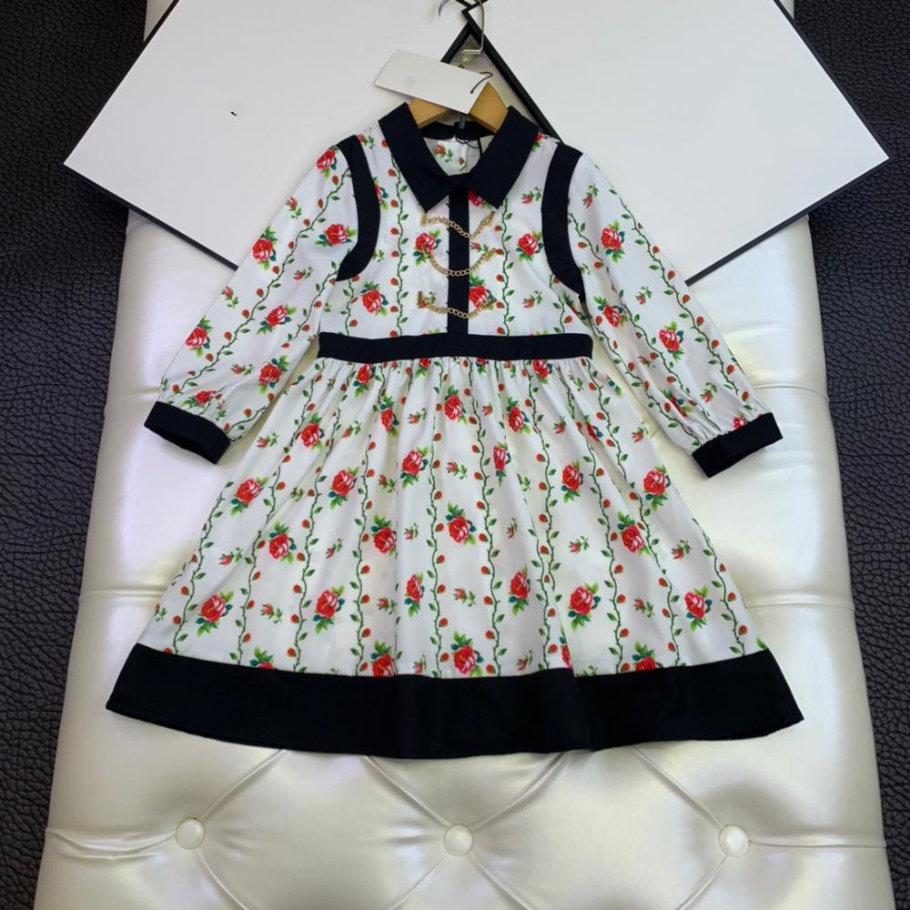 High qulity baby tøj smuk kjole til pige fest outfit: 140 cm