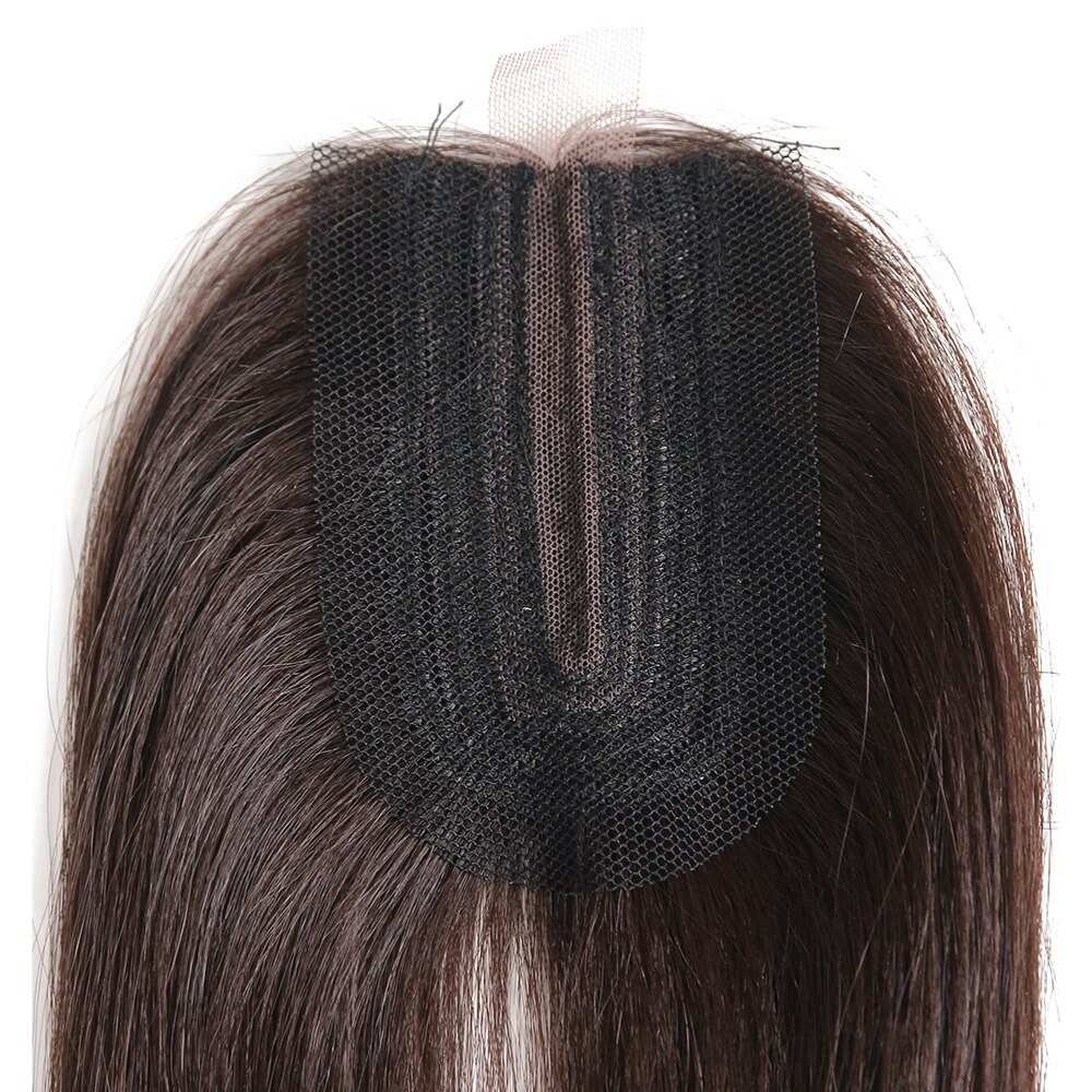Highlight Synthetic Hair With Lace Closure Weave Bundles Weave Hair Extension Yaki Straight 6 Bundles With Closure SOKU