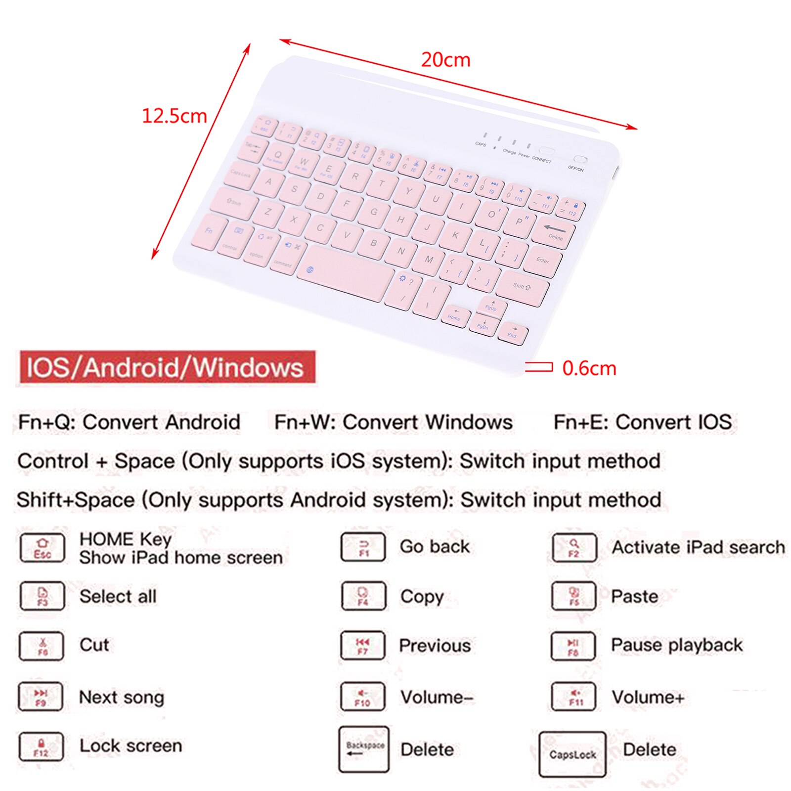 Tablet Wireless Keyboard For iPad Pro 11 12.9 10.5 Teclado, Bluetooth-compatible Keyboard Mouse For iPad 8th 7th Air 4 3 2
