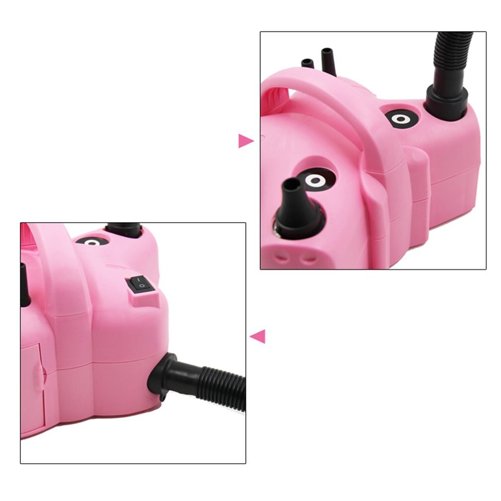 600w 110v-220v Electric Balloon Pump Air Blower Party Balloons Decoration Portable Balloon Machine Tool