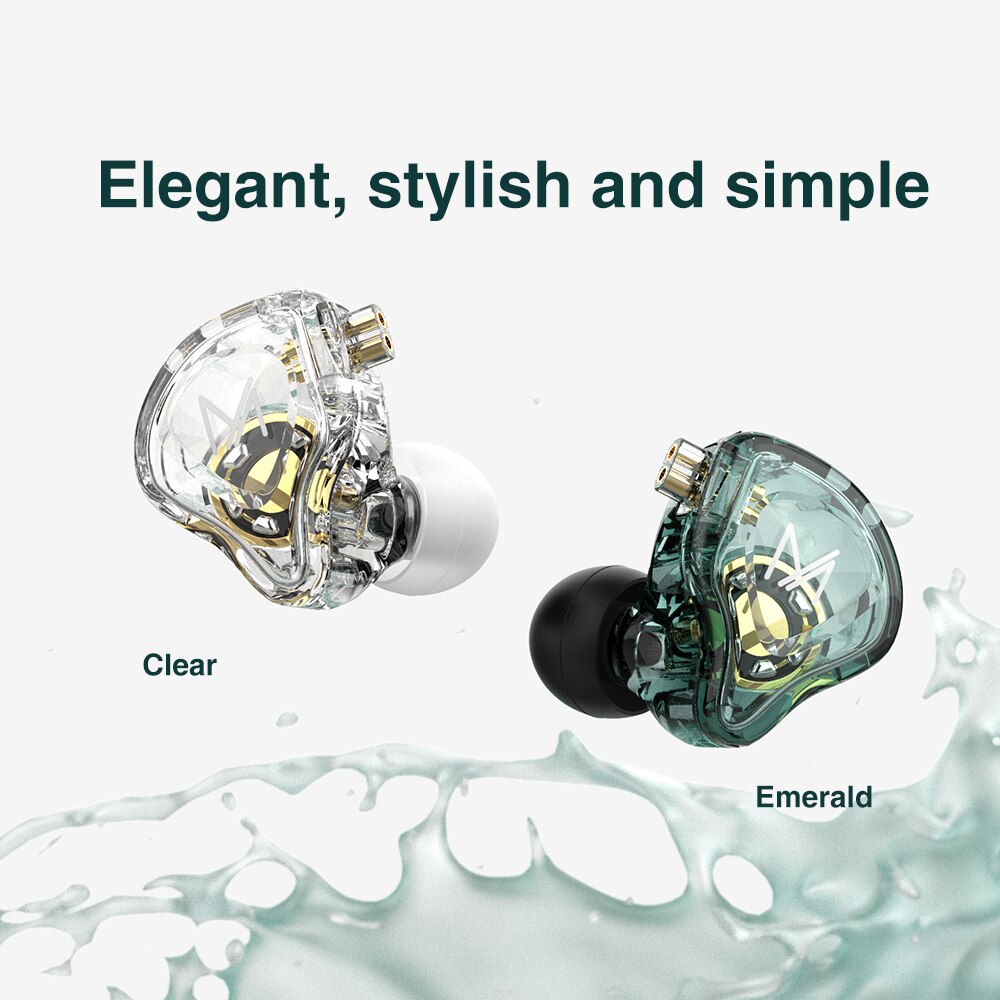 Trn  mt1 1dd dynamischer in-ear-kopfhörer mit hifi-bass, metall-monitor-headset für laufen und sport