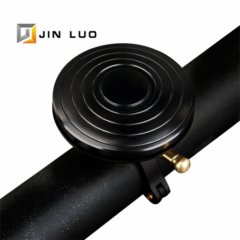 Bike Bell Cycling Aluminum Alloy Round Black Horn Safety MTB BMX Road Bicycle Handlebar Accessories