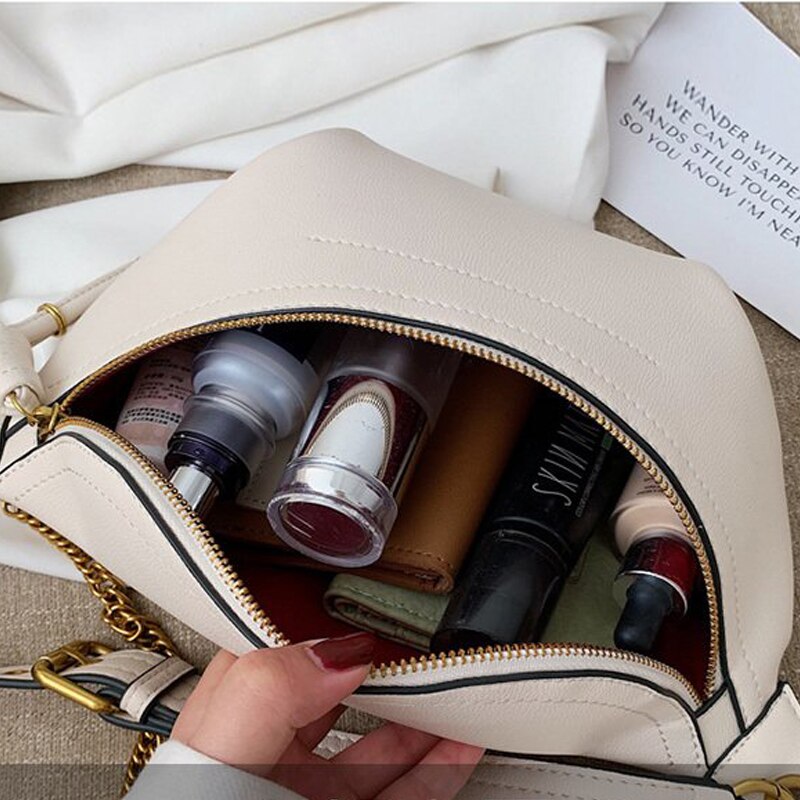 Women Waist Packs Leather Fanny Letter Belt Bags Shoulder Wild Messenger Chest Crossbody Bag Pouch