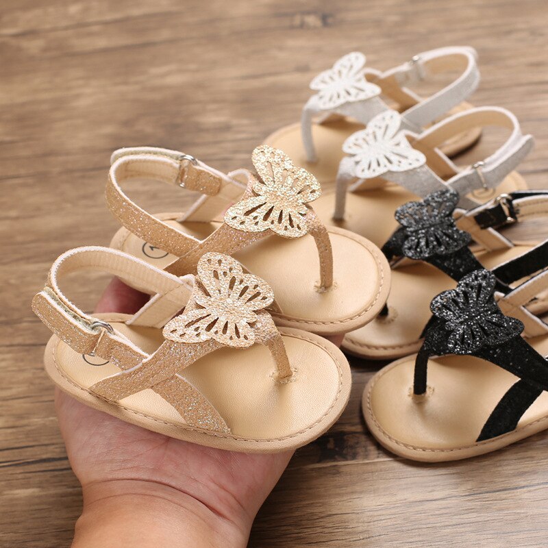 2020 focusnm 0-18m infantil do bebê meninas meninos sandálias bling bling borboleta sandálias sapatos 3 cores moda verão sapatos