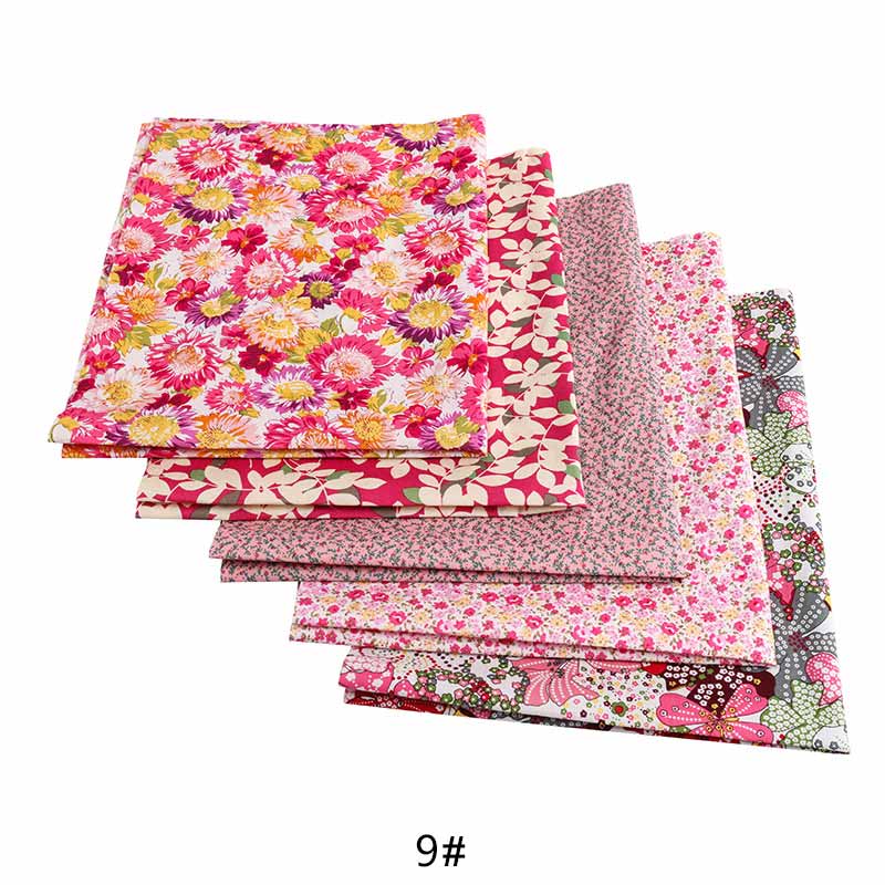 Tissu en popeline de coton imprimé doux 1/4 yards, tissu en Patchwork marine, 133x72, pour bricolage literie et accessoires faits à la main TJ1253: 9