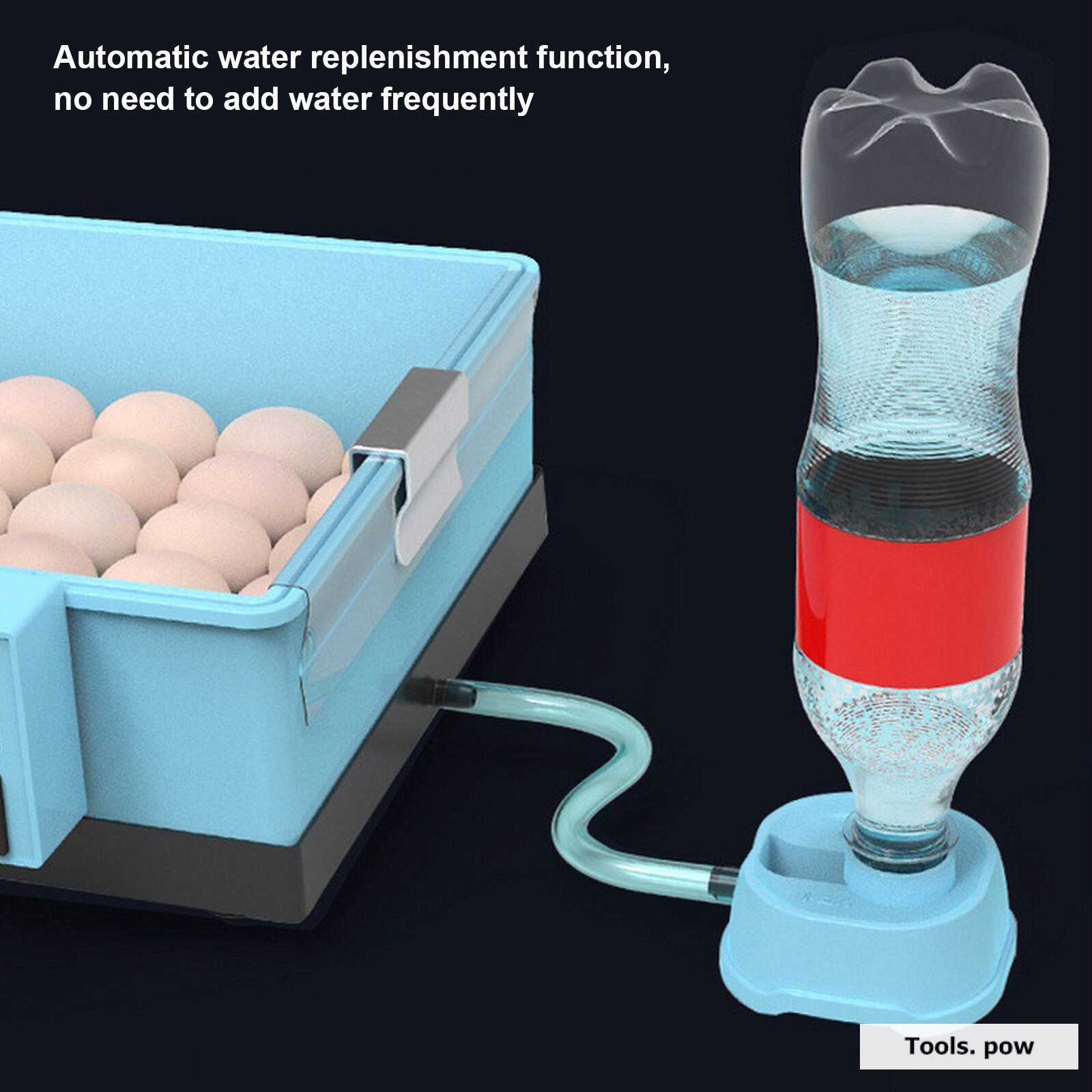 66Pcs Egg Incubator Brooder, Waterbed , Automatic Farm Hatchery Tool Bird, Chick Hatchery Poultry Incubator Farm Incubator