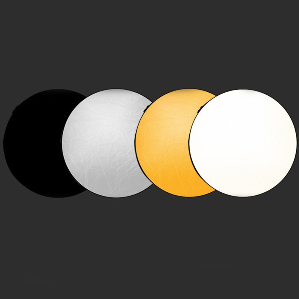 60cm 5in 1 Studio Lighting Diffuser Light Round Disc Photo Collapsible Reflector
