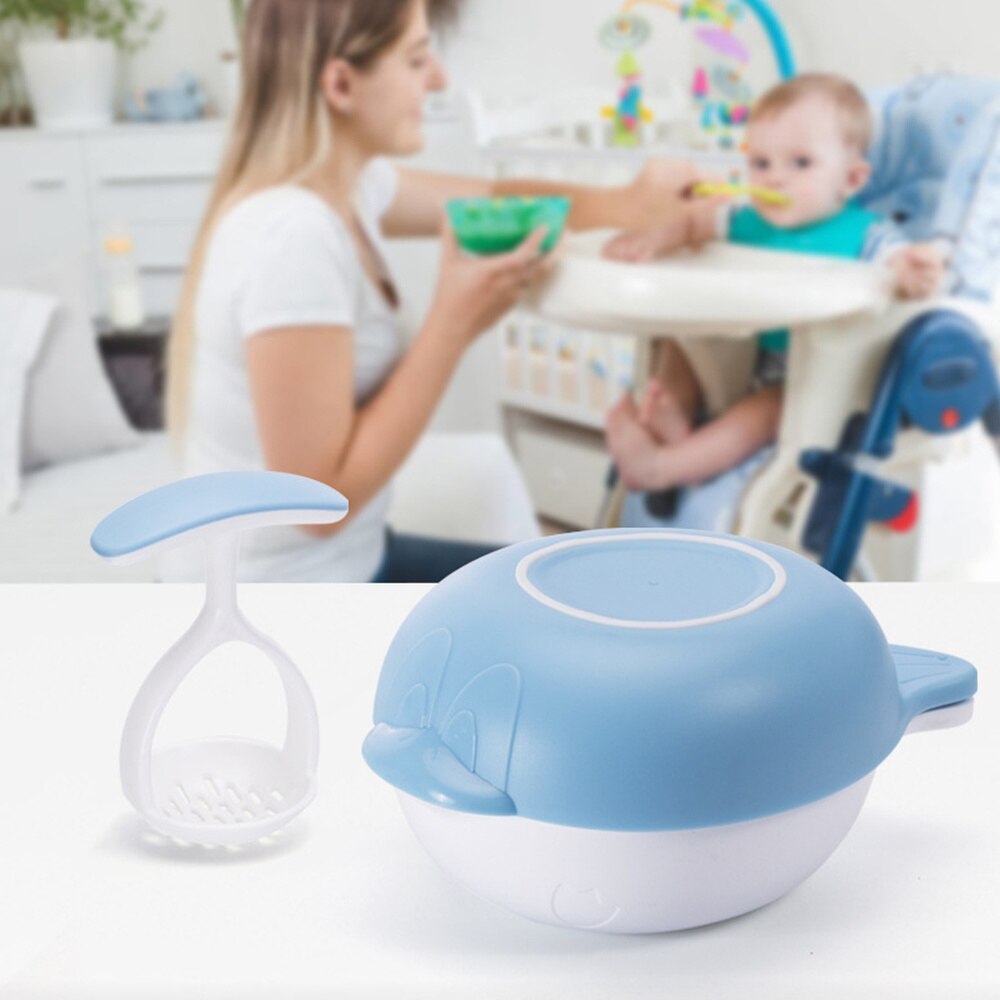 1 sett kosttilskuddskvern matkvernskål multifunksjonell kvern: Blå