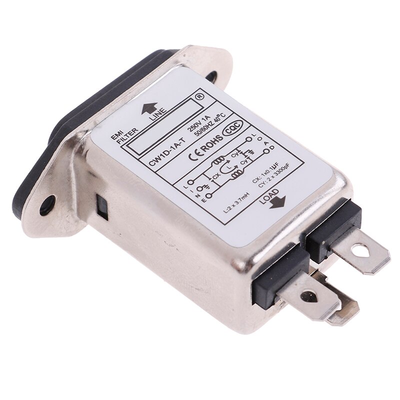 Industrial Power Filter 3EQ1 F7258 Power Line Filter - 1.08 µF, 250 VAC ...