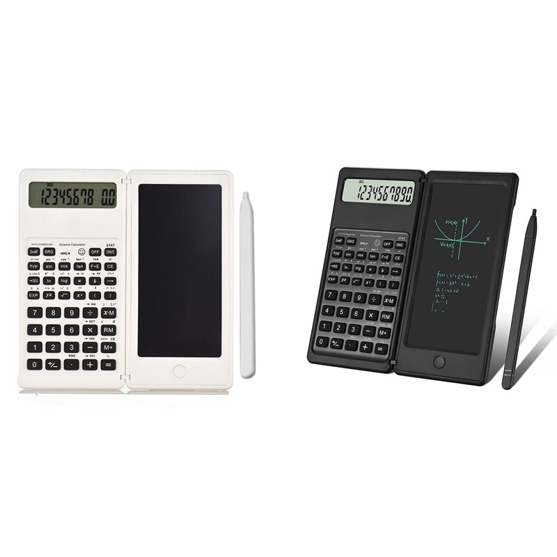 Wissenschaftlicher taschenrechner, ,10-- stelliger lcd-taschenrechner für ingenieure, mit schreibtafel, geeignet für gymnasien