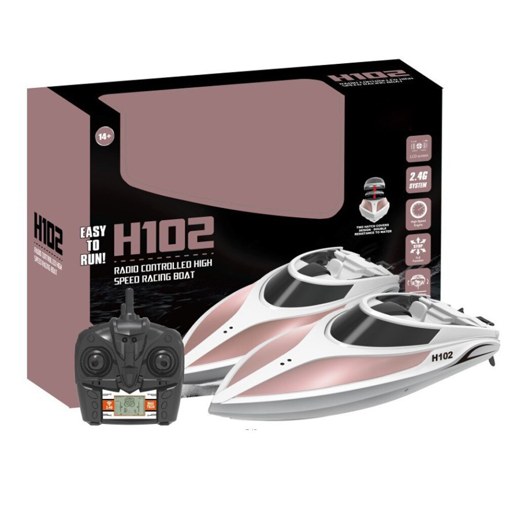H102 Model Rc Boat Remote Control Boat For Kids And Adults Best For Kids Fast Ship With Water Cooling System#HG