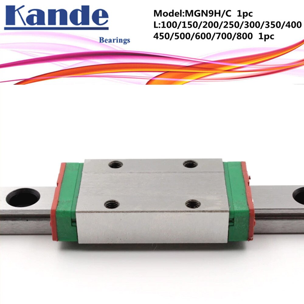 Miniatur linear schiene 9mm MGN9 L 700 800 mm MGN9C lineare Block wagen oder MGN9H schmale wagen linear führen