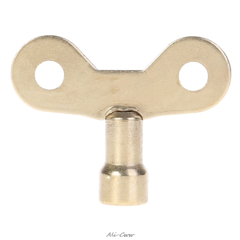 1 Pc Radiator Keys Plumbing Bleeding Key Solid Water Tap For Air Valve Plumbing Tool Golden Water Tap Key