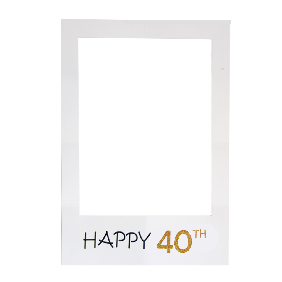 1 Pc 30/40/50 Jaar Fotolijst Happy Birthday Foto Props Diy Bruiloft/Verjaardag Decoratie Partij levert: 40th