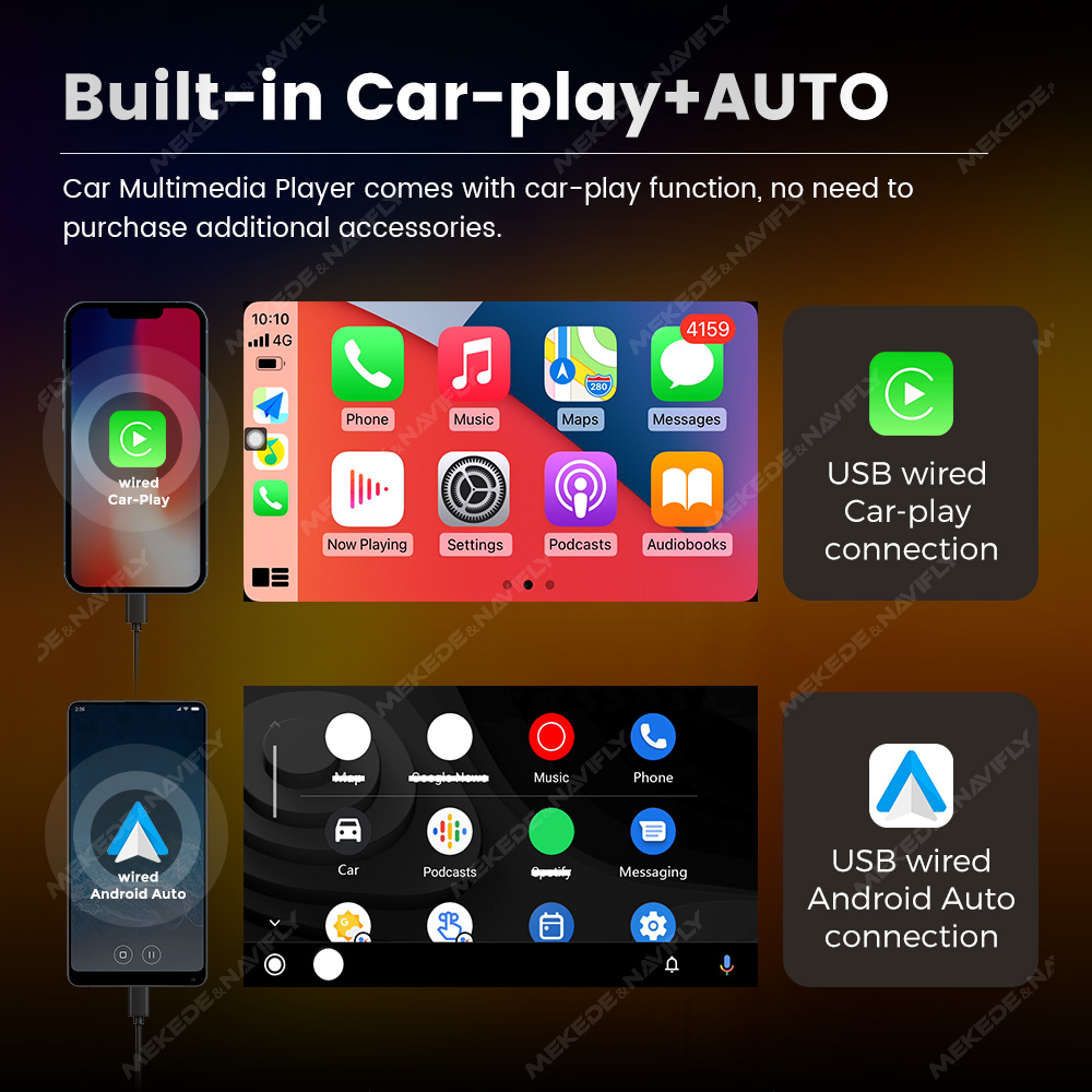 Car Multimedia Player Radio Stereo Player 7 inch For Universal EU Warehouse BT HD Music USB/TF FM Radio Plug And Play All In One