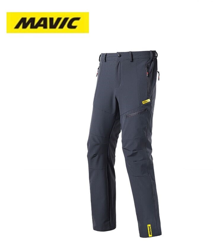 Mavic crossmax ultimate cykelbyxor cykelbyxor herr vattentäta vindtäta cykelbyxor med resår i midjan: Grå / Xl