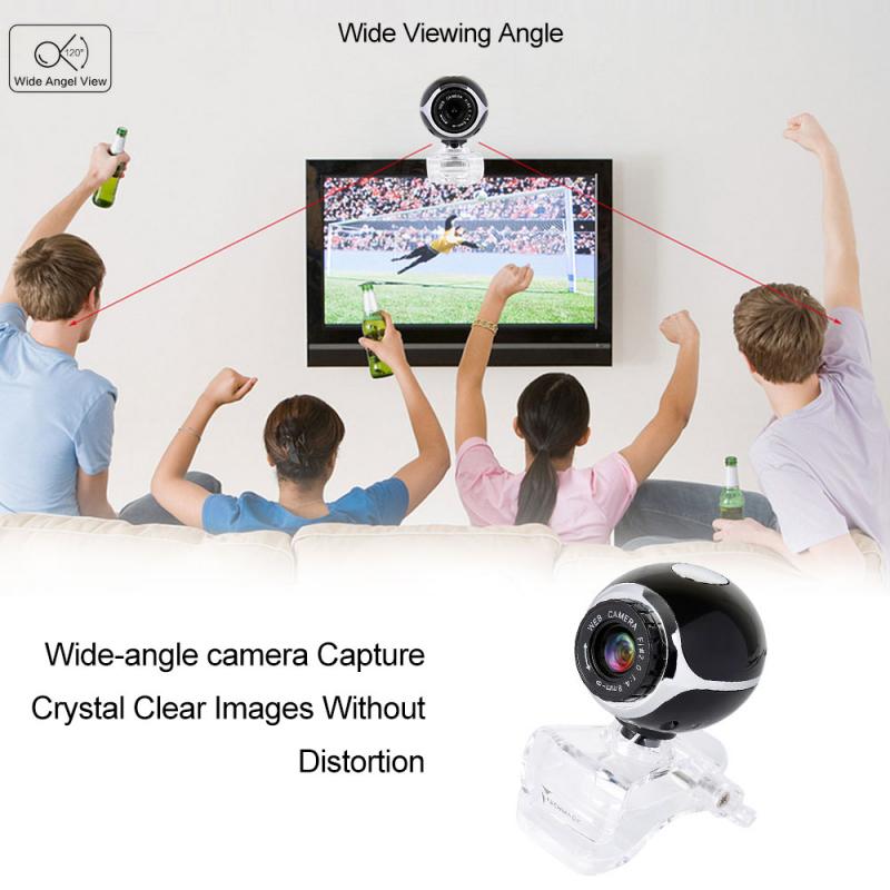 Hd 480P Webcam Cam 360 Graden Draaibare Web Camera Video-opname Call Usb Camera Met Micr Voor Pc Laptop desktop Computer