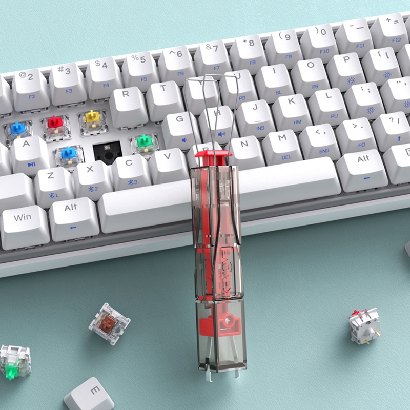 2 w 1 Hot Swap Keycap regulator i narzędzie do usuwania przełączników ściągacz do mocowania mechaniczna klawiatura do gier akcja DIY narzędzie do czyszczenia: Default Title