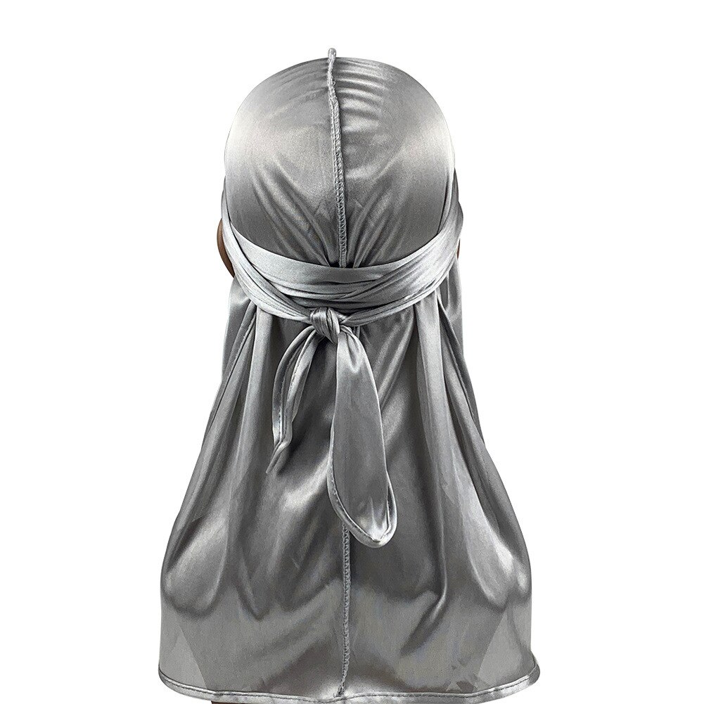 Bonnet de nuit en Satin Invisible pour femmes, accessoire de en soie, Long, plat