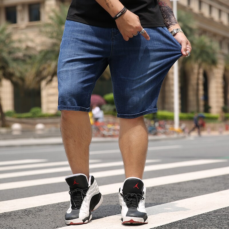 Large Size Men Short Jeans fat Leisure Clothing Summer Shorts Men Denim short mens shorts