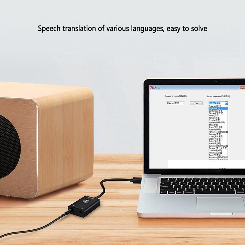 USB Audio Adapter External Stereo Sound Card with 3.5mm Headphone and Microphone Jack for Windows, Mac, Linux