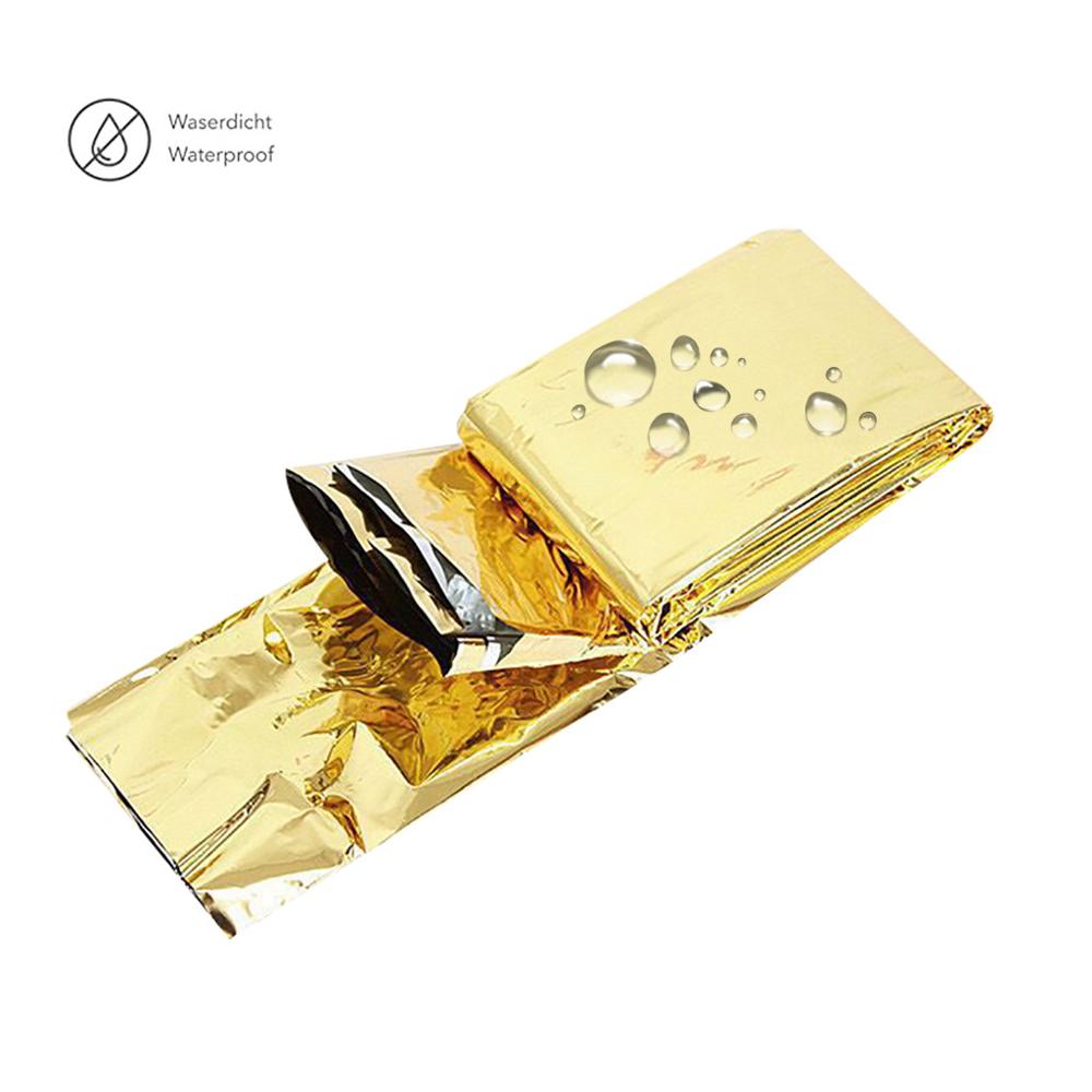 10 PCS Insulation foil pad Premium Emergency Blanket for First Aid Gold Silver Emergency Blanket 210 x160cm Insulation foil pad