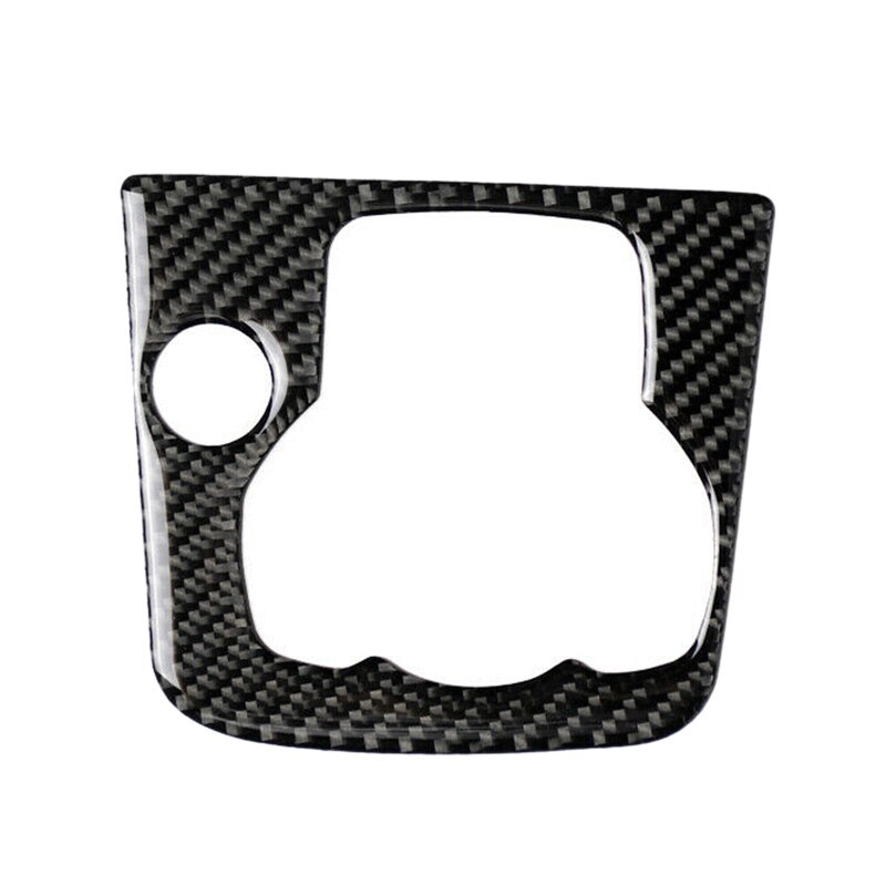 Carbon Fiber Dashboard Gear Box Shift Frame Trim Cover for Mazda 3 Axela -16