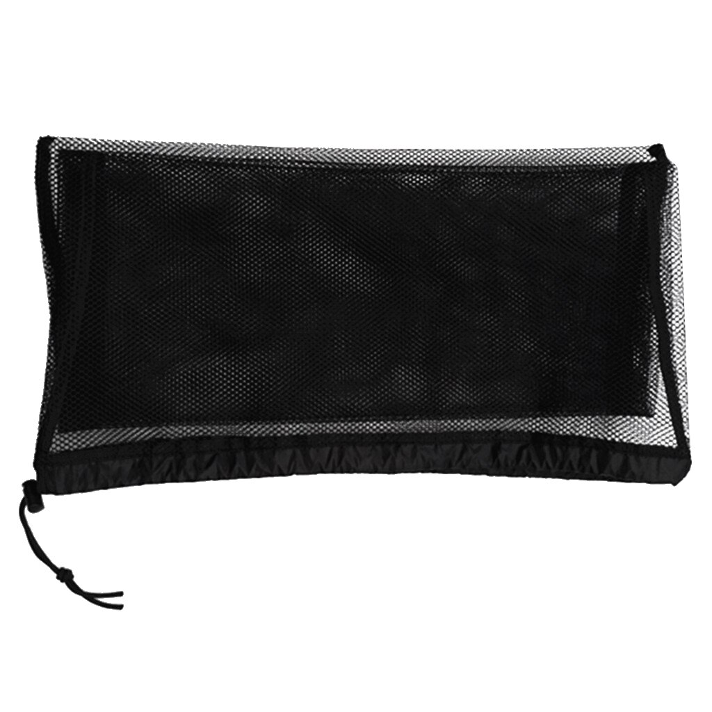 Multi Functional Scuba Diving Mesh Drawstring Bag for Swimming Water Sports Beach Diving Travel Gym Gear Black 64 x 46cm