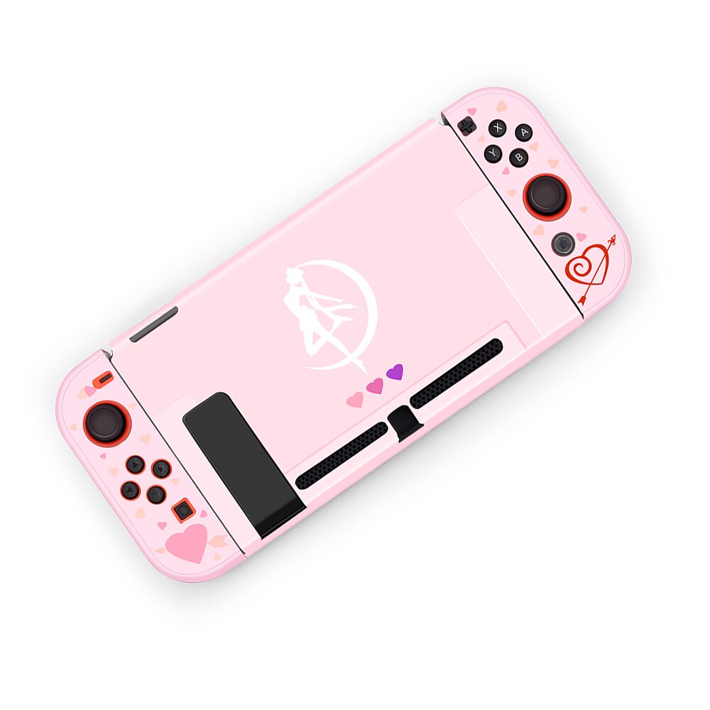 Pink Nintend Switch NS Protective Case Cover Shell For Nitendo Switch Console Joy-Con Controller Anti-Slip Shell Direct Docking: D