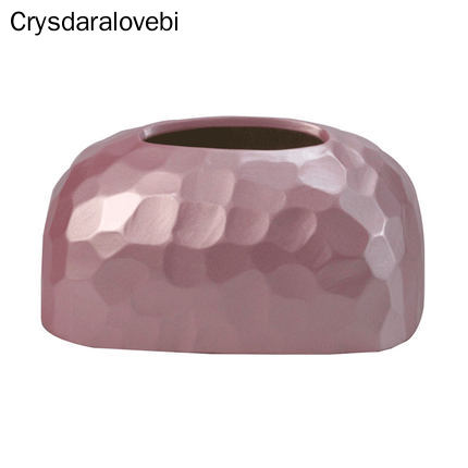 Boîte à mouchoirs en céramique dorée moderne, boîte de rangement pour serviettes en papier, décoration de bureau Simple pour maison salon Restaurant hôtel