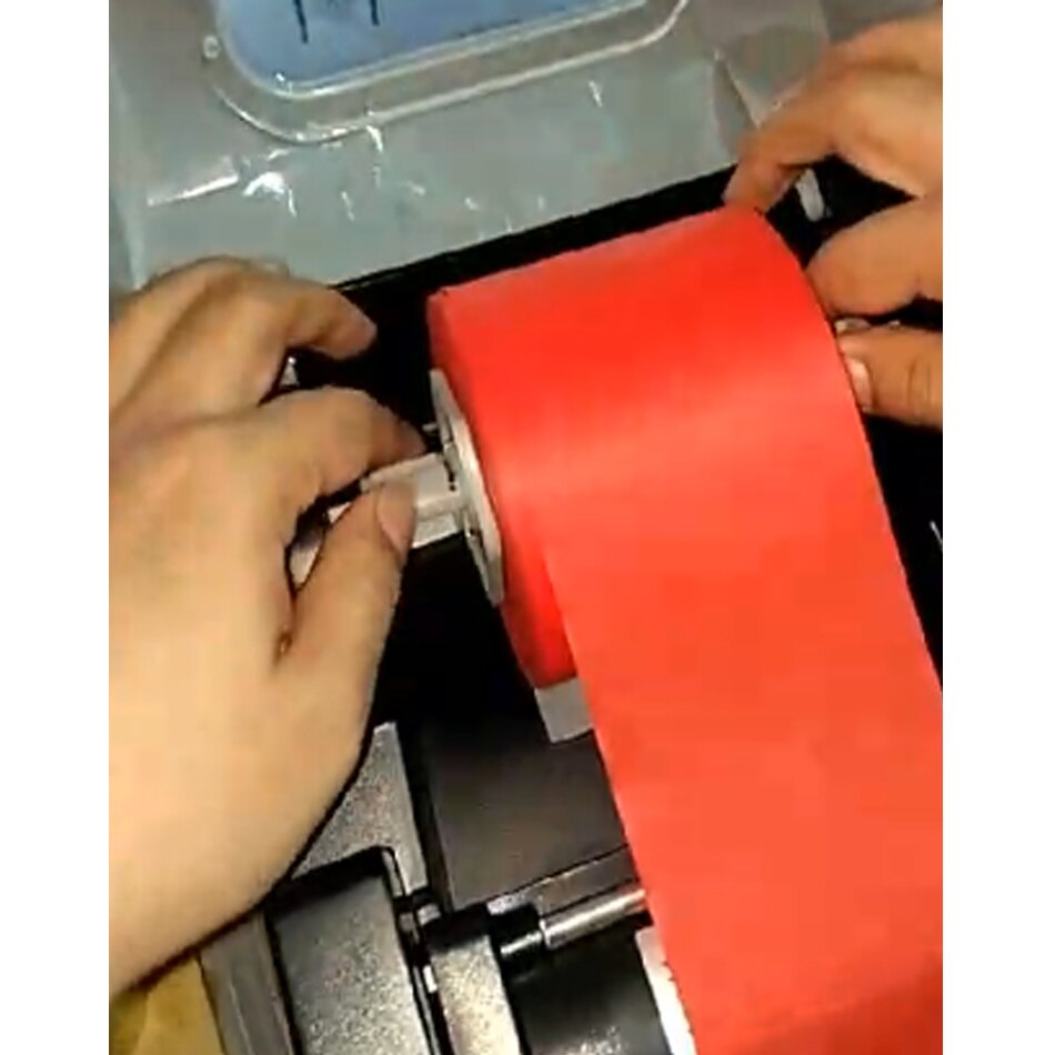 Skrivarband 8cm/9cm gul/röd/vit/svart/guld färgband lämplig för  s108/s108a- bandsskrivare 1 rulle